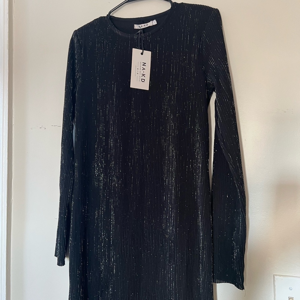 NA-KD Shimmer Maxi Dress